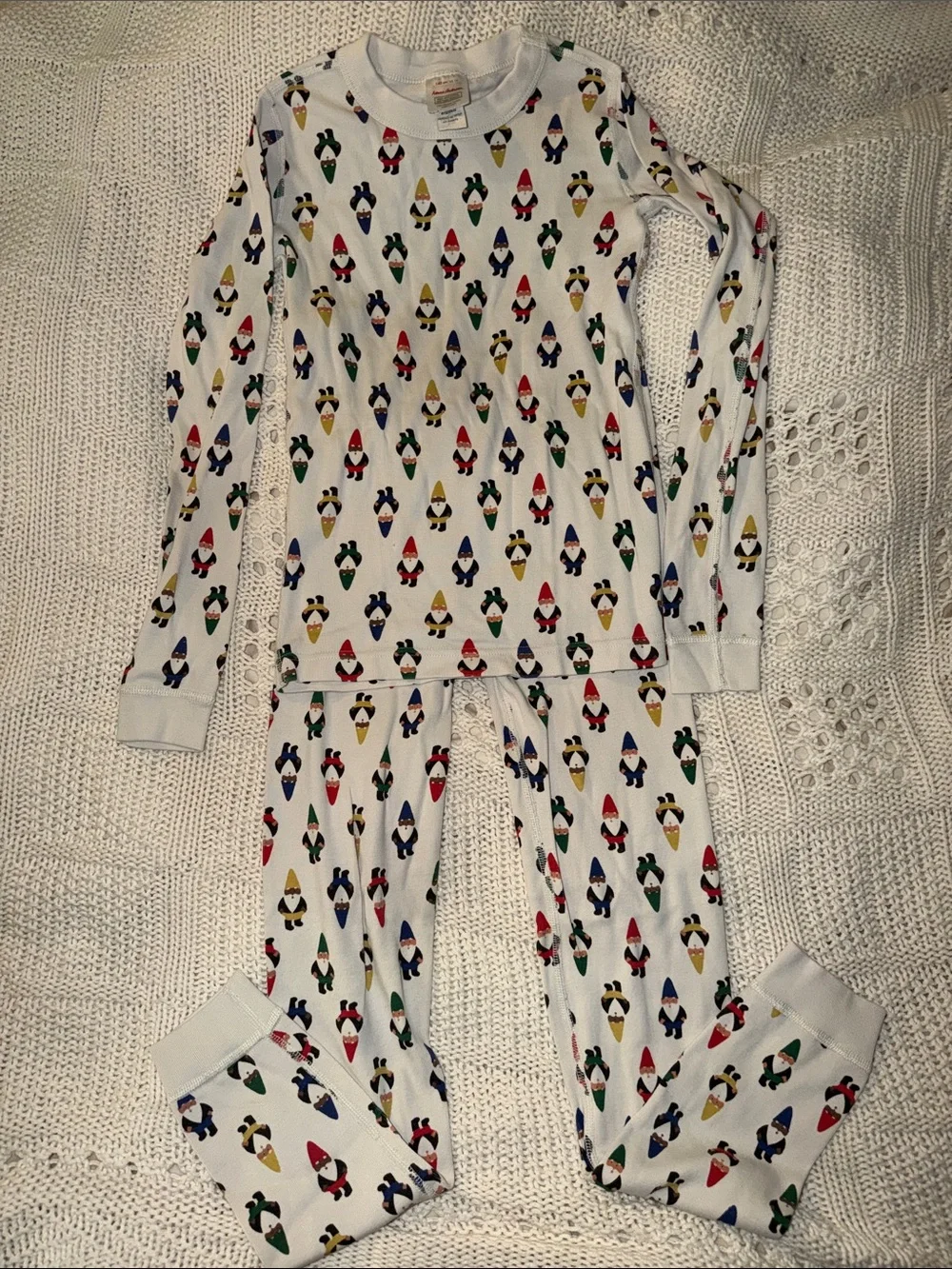 Hanna Andersson Gnome Print Pajama Set - Long Sleeve & Pants